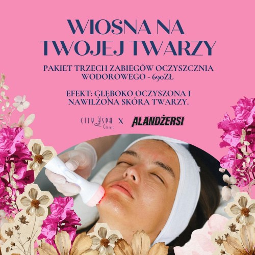 pakiet 3 zabiegi oczyszczania wodorowego